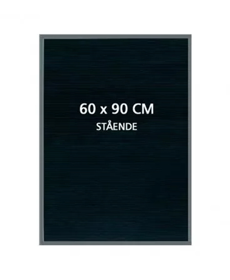 Bokstavstavla 60x90cm i stående format Bokstavstavla 60x90cm i stående format
